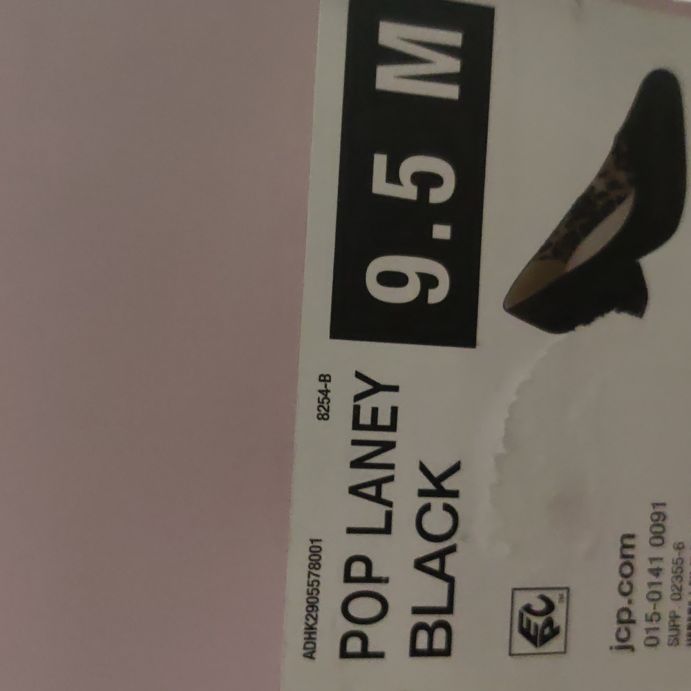 Pop Womens Laney Pumps Block HeelSize 9.5M, Color Black - Picture 8 of 8